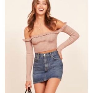 Reformation Knit Crop Top
